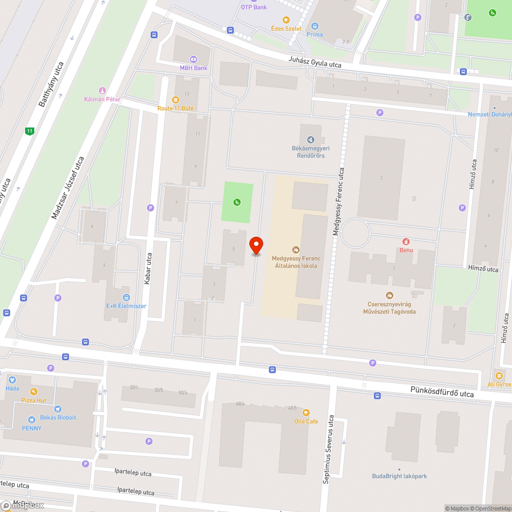 Eldőlt poller bejelentés helye