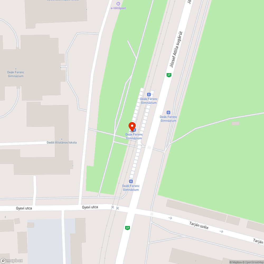 Graffiti a megállóoszlopon bejelentés helye