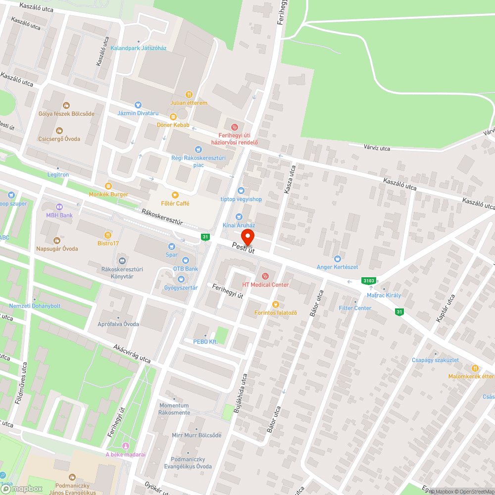 Baleset után bejelentés helye