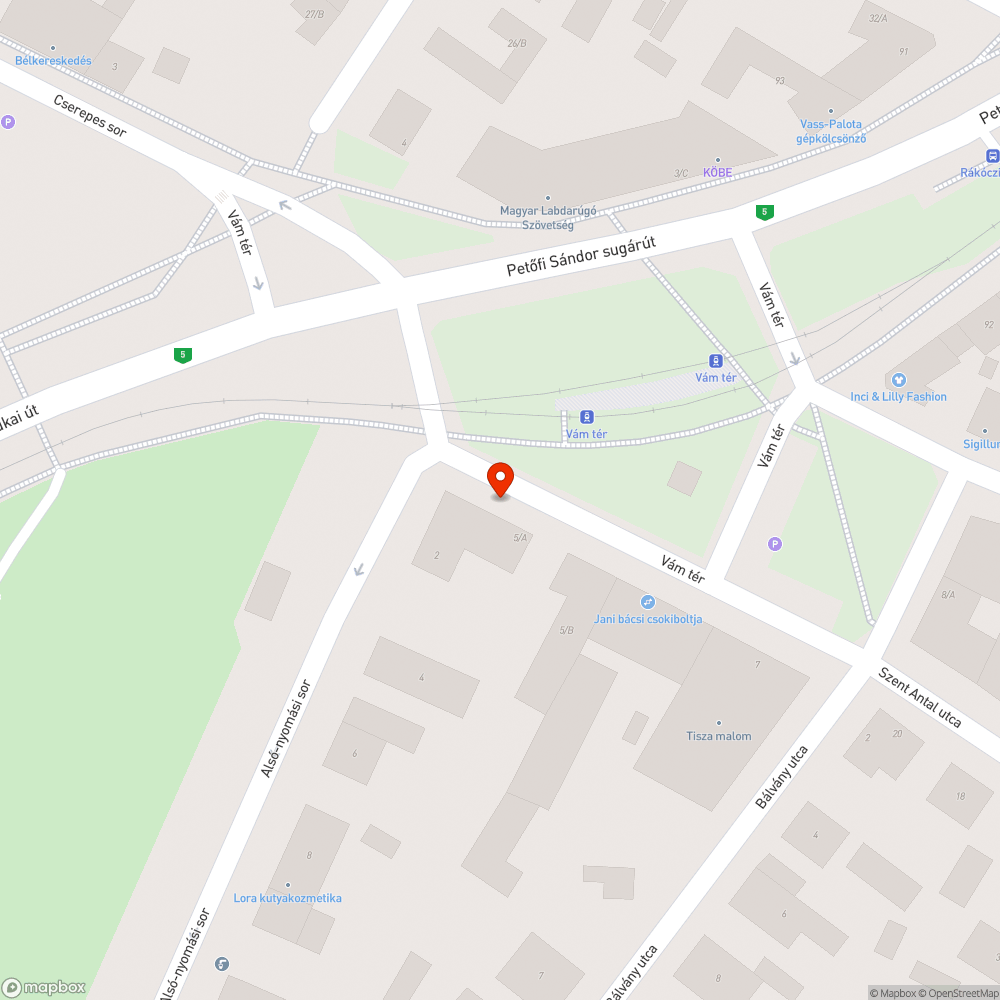 Fatuskó bejelentés helye