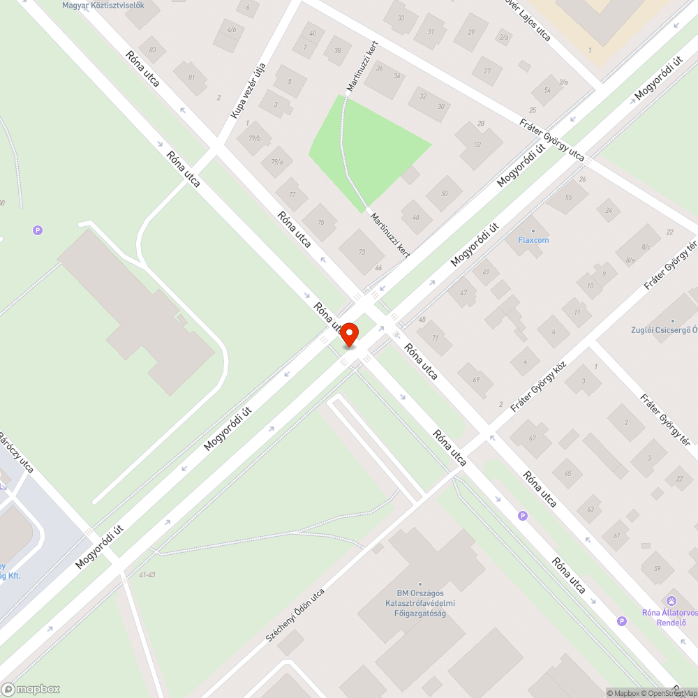 Kátyúk. bejelentés helye