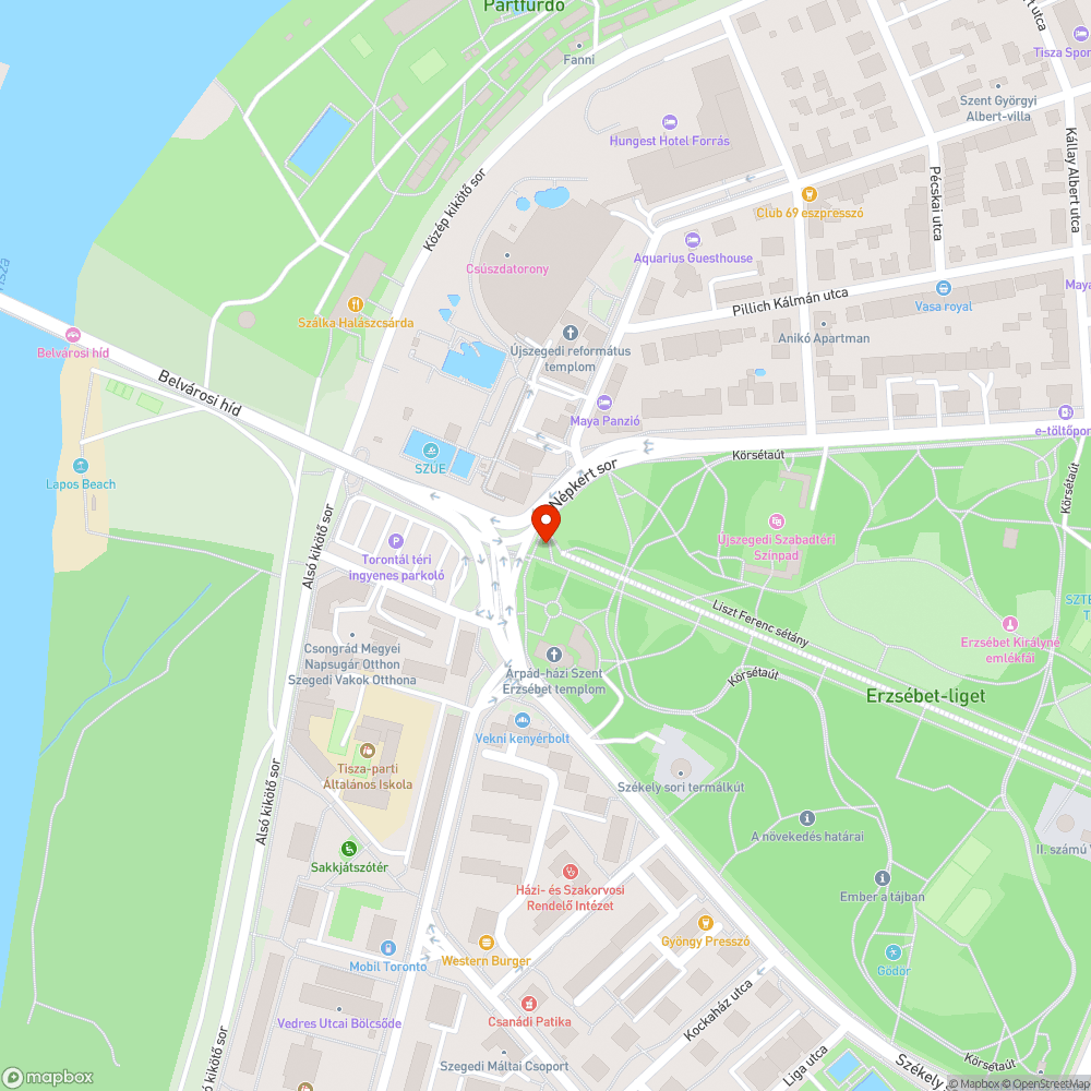 Betört Citylight - Liget bejelentés helye