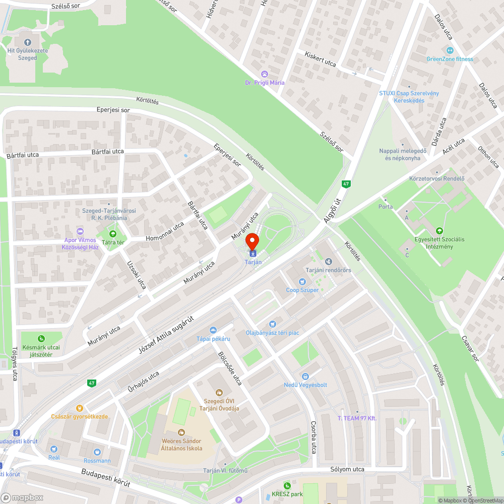 Graffitis villamos belső bejelentés helye