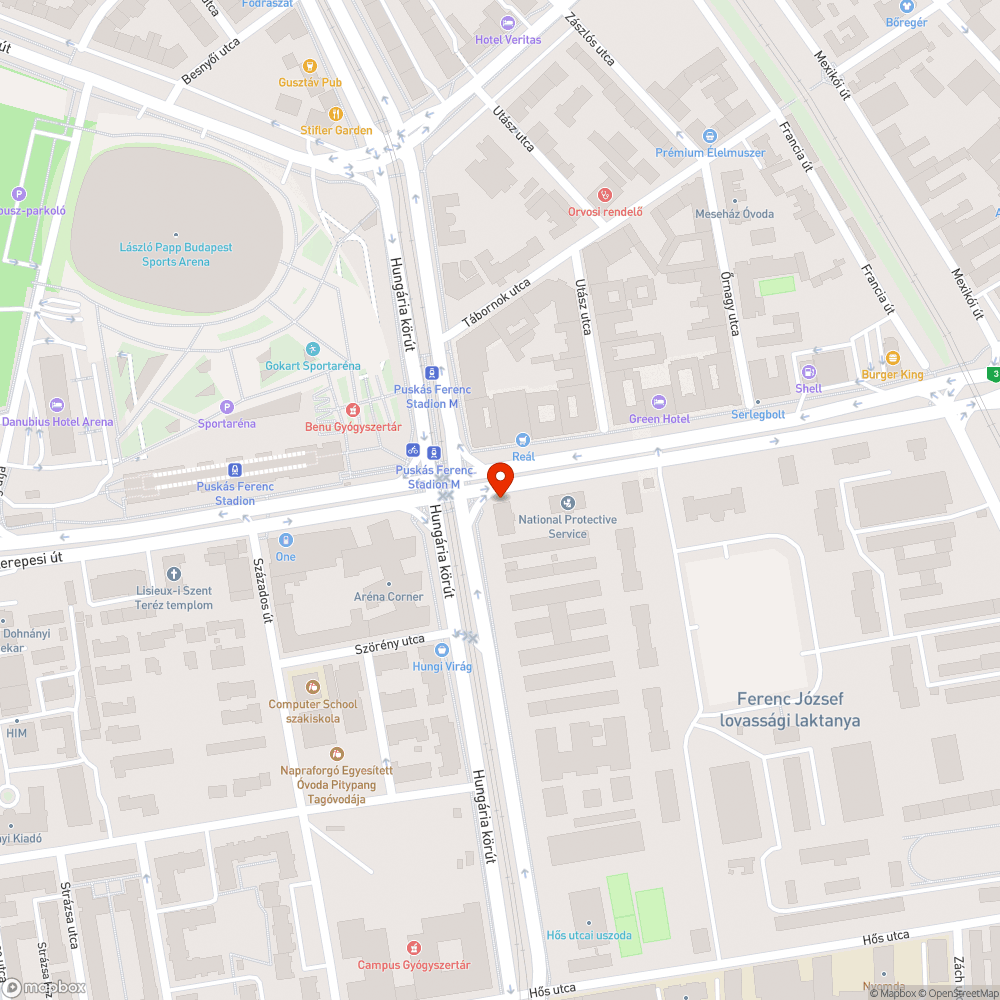 Rozsdás zsaluk bejelentés helye