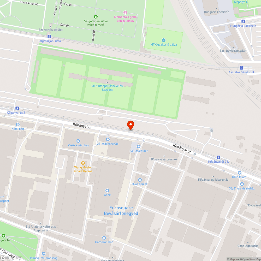 Kartondobozok a járdán bejelentés helye