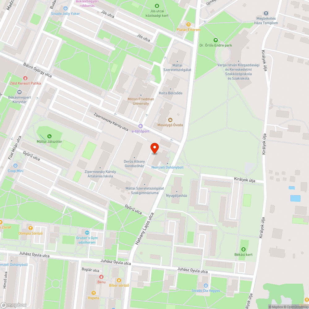 Omlásveszély bejelentés helye