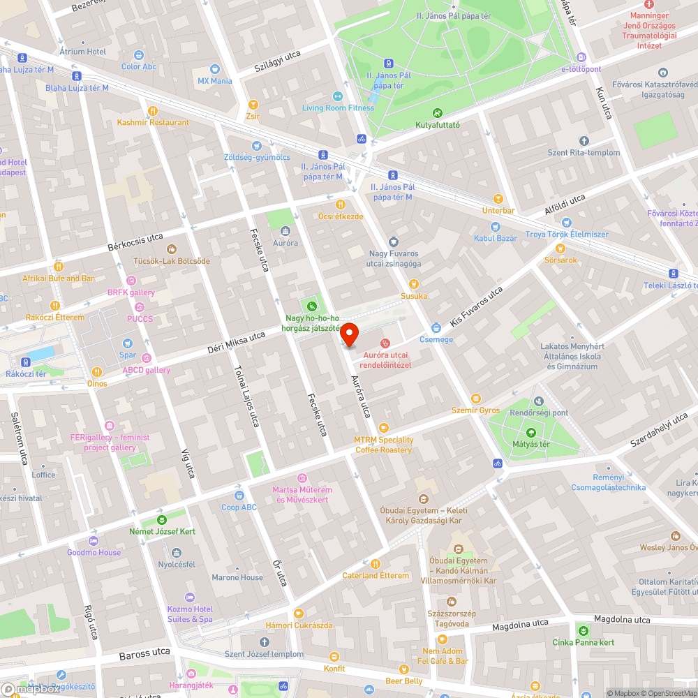 Magára hagyott autó bejelentés helye