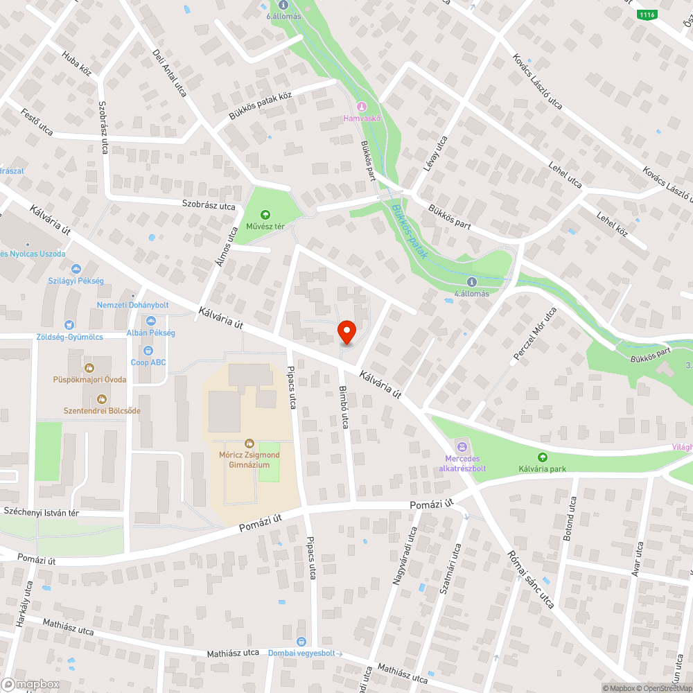 Felhalmozódott nagy mennyiségű zöldhulladék elszállitása az Új Művésztelepről bejelentés helye