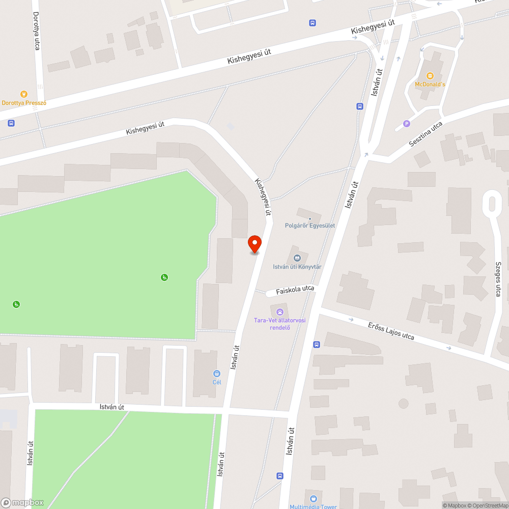 Eldugult víznyelő bejelentés helye