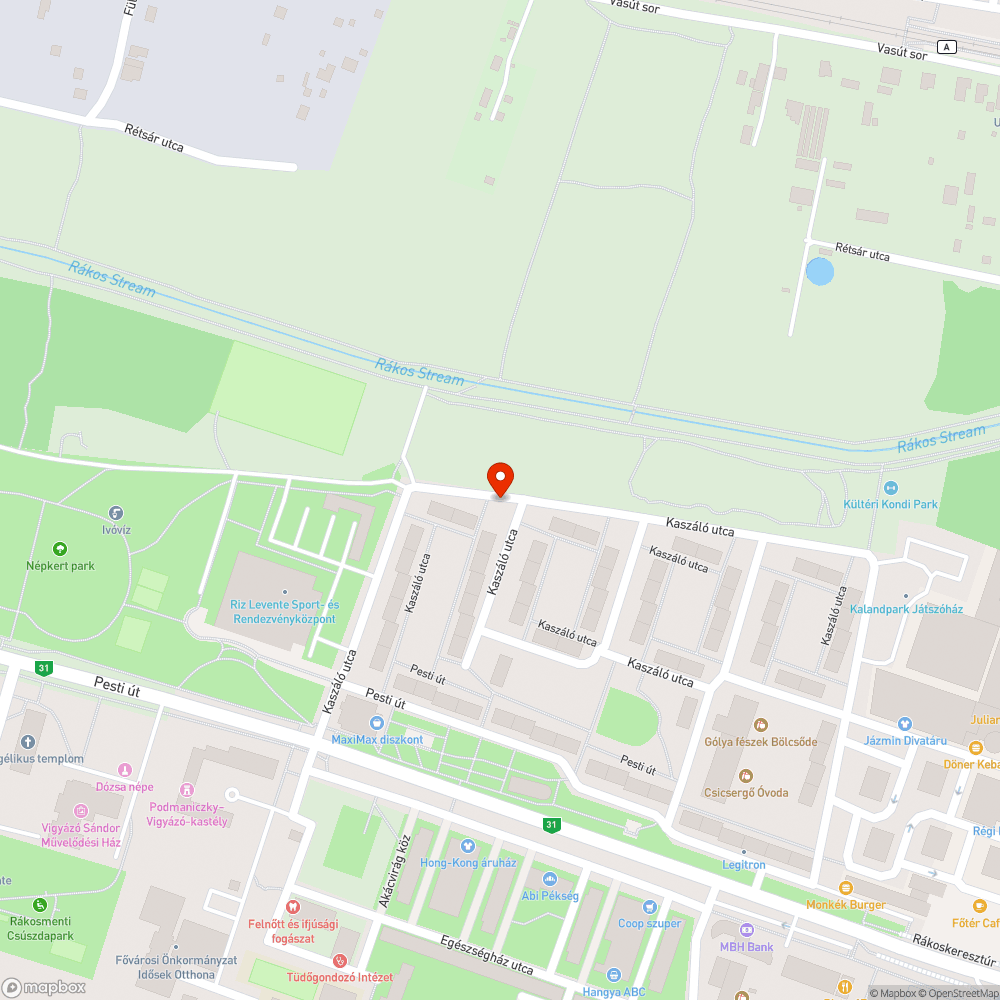 Kidobott kanapé bejelentés helye