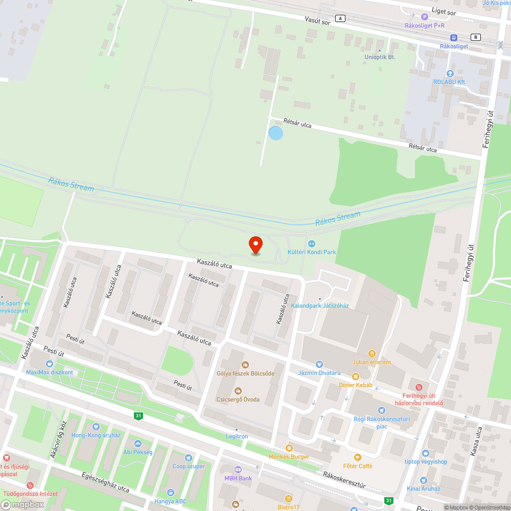 Másik zöldhulladék kupac bejelentés helye