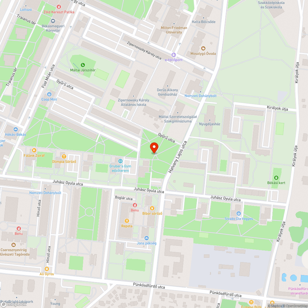 Kopott pad bejelentés helye