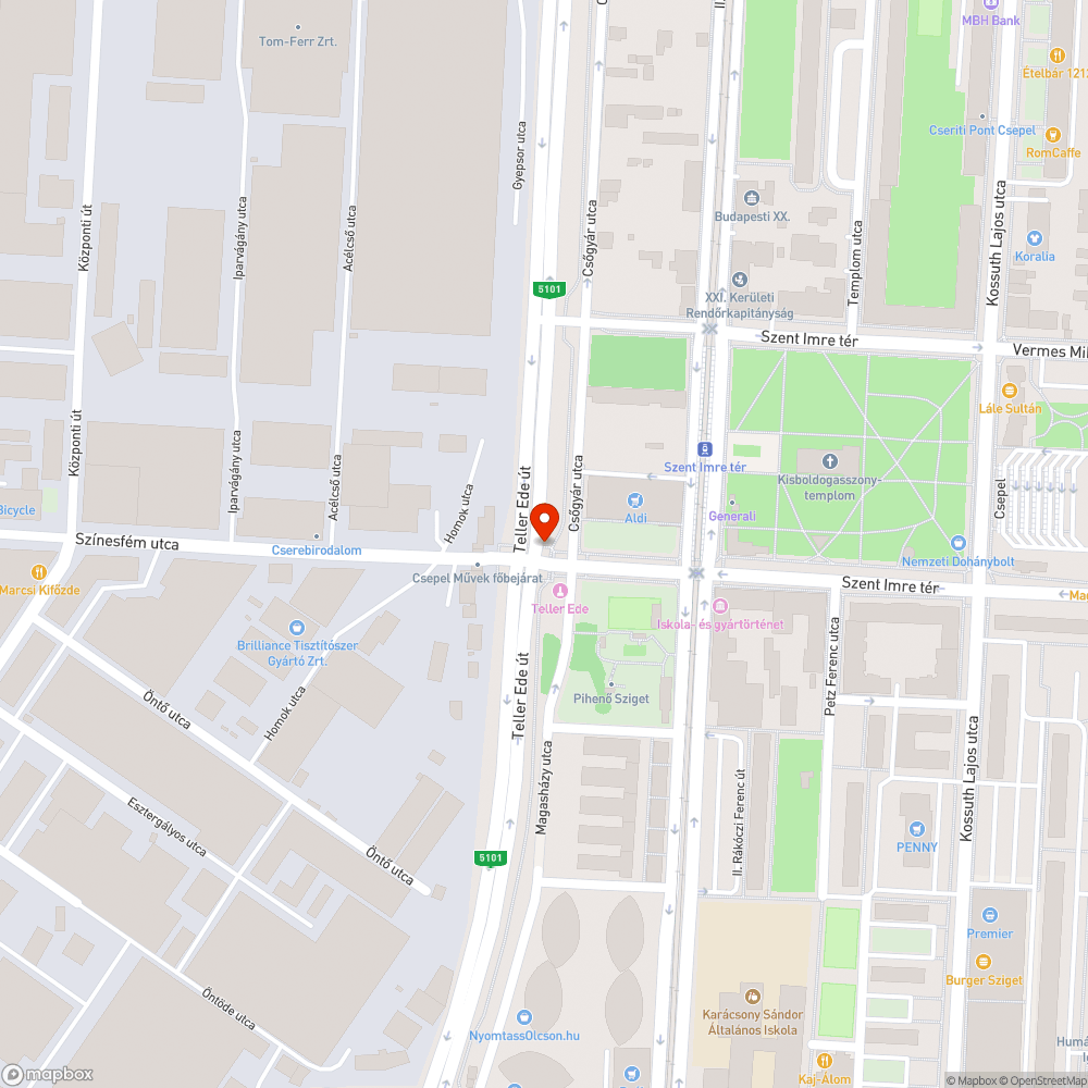 Elpusztult facsemeték bejelentés helye