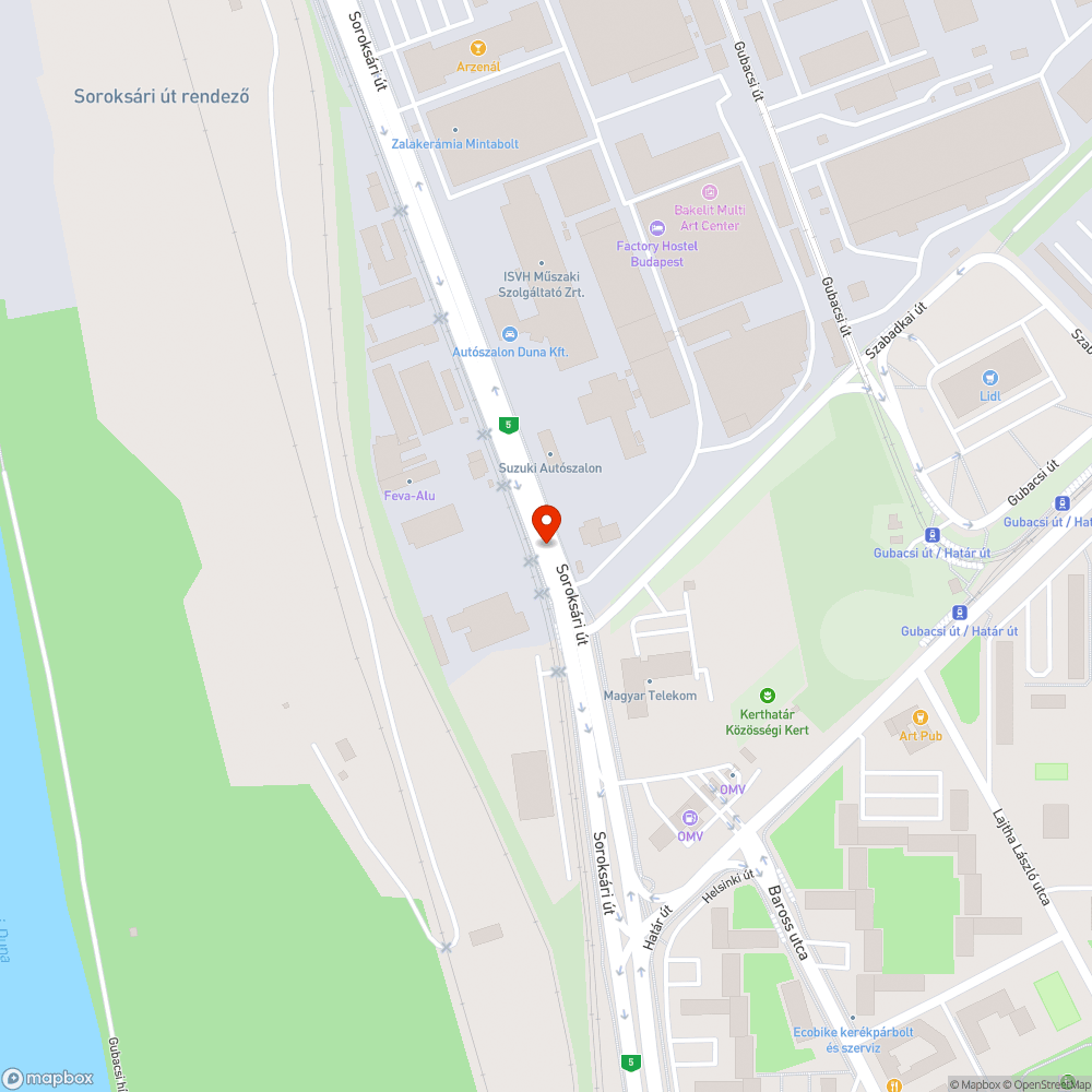 Buszmegálló bejelentés helye