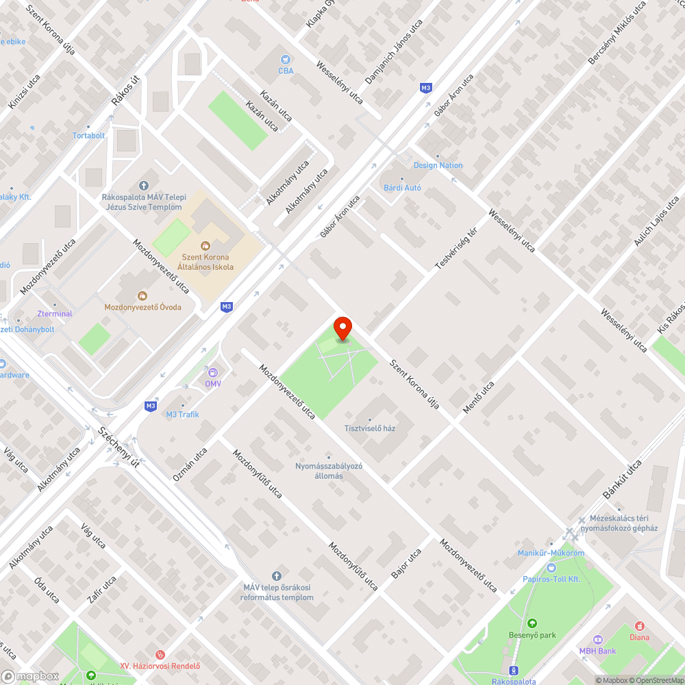 Ozmán utcai játsztótér állapota bejelentés helye