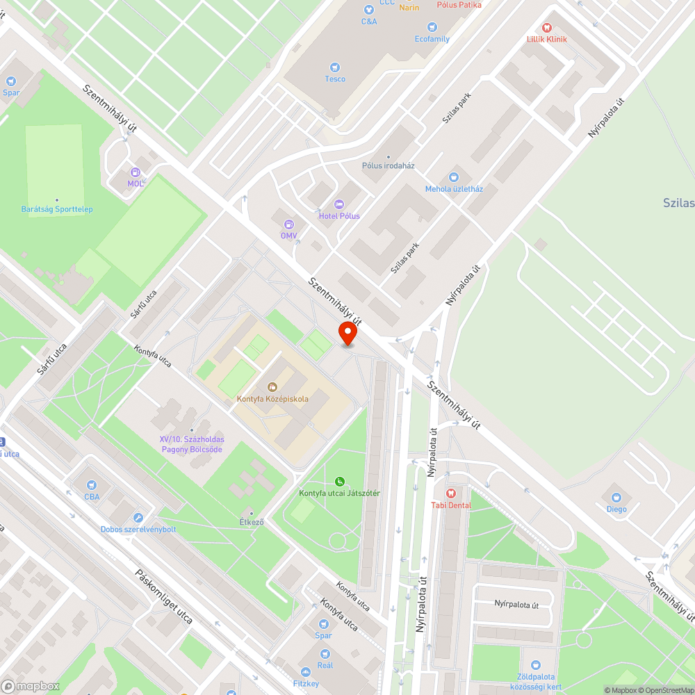 Szétesett beton elemek bejelentés helye