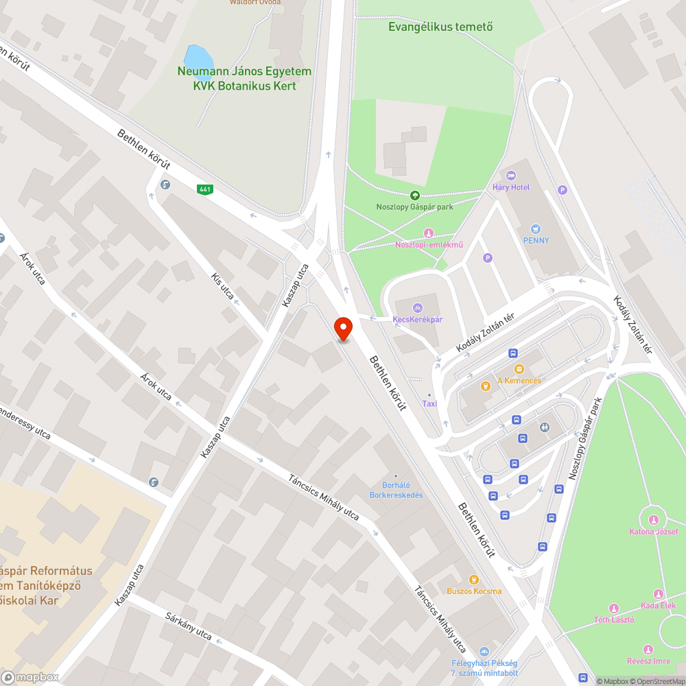 Nagy mennyiségű szemét a Nagykörúton bejelentés helye