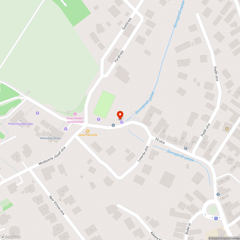 Megdőlt, elfordult tábla bejelentés helye