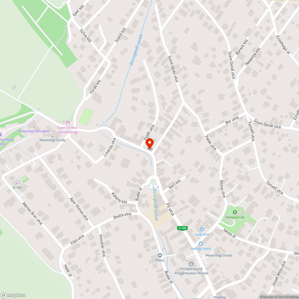 Hiányos fekvőrendőr bejelentés helye