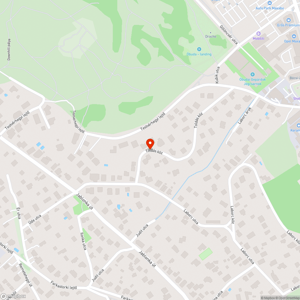 Problémás táblák a Toldás közben bejelentés helye