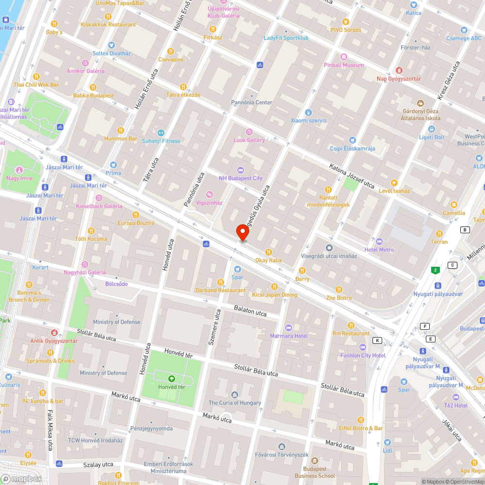 Hiányzó szemetes bejelentés helye