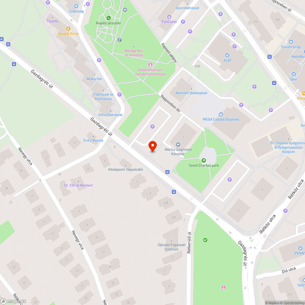 Összefirkált közműszekrény a kereszteződésénél bejelentés helye