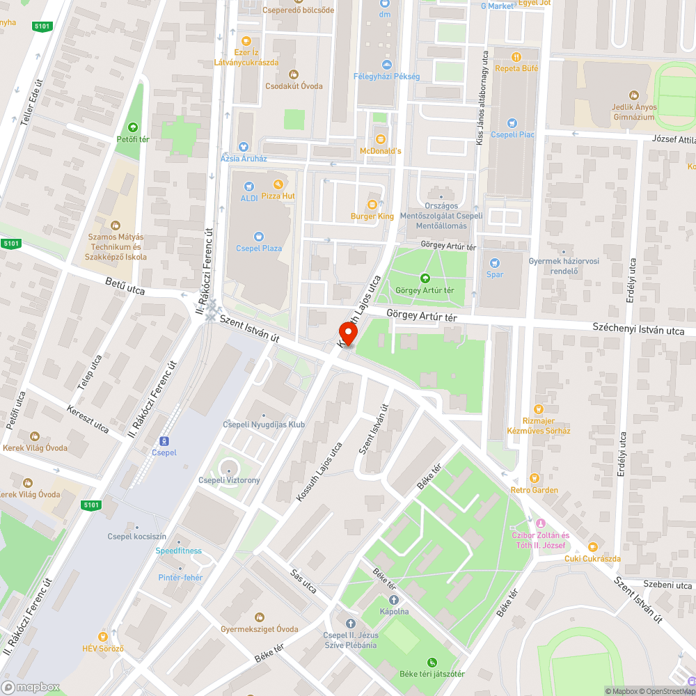 Elhagyott, rozsdás vasoszlop bejelentés helye