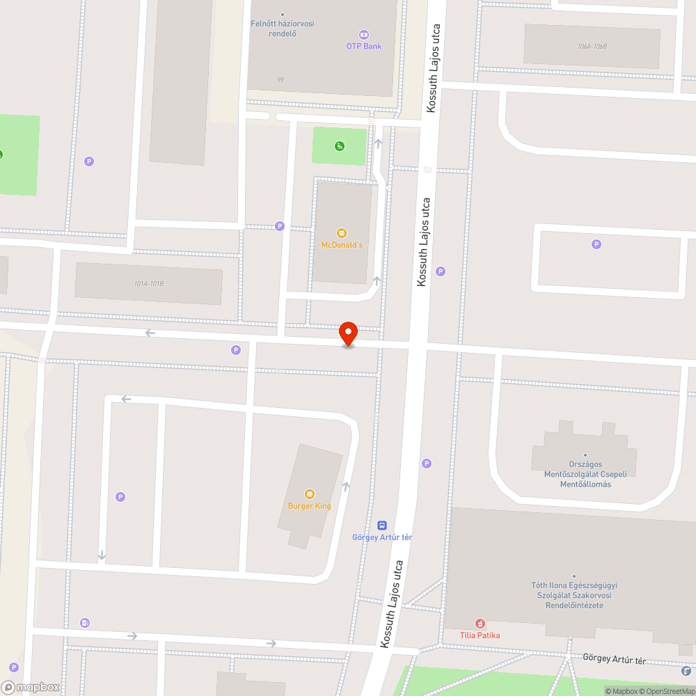 Elhagyott táblakeret bejelentés helye