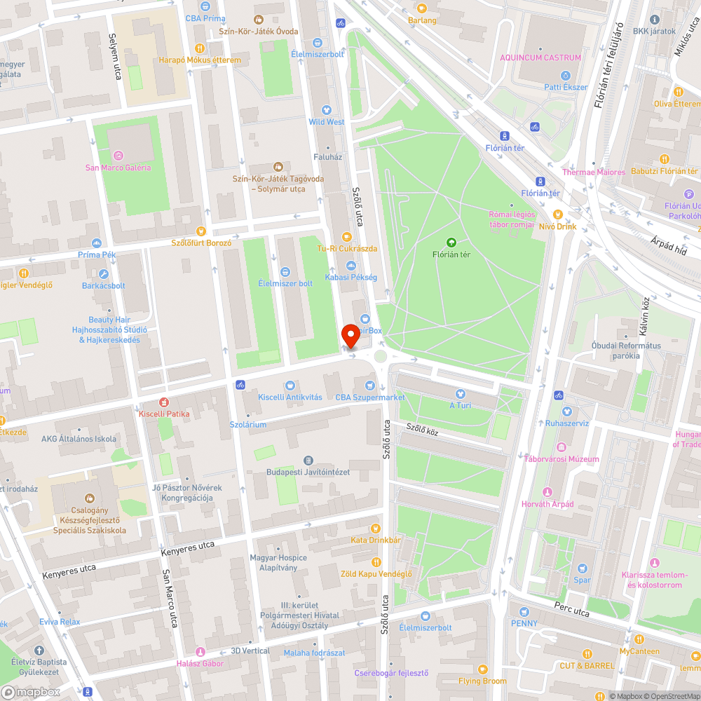 PET/Üveg palackok a fán bejelentés helye