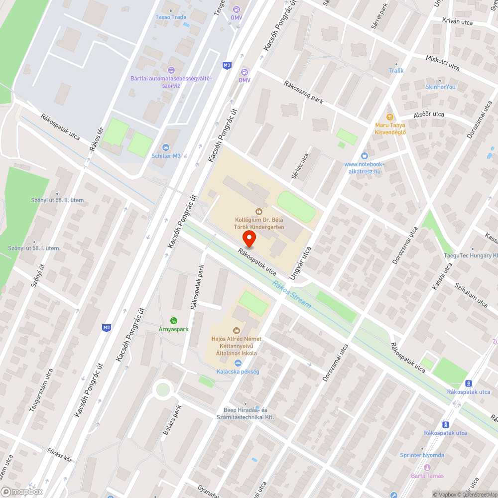 Járdahiba bejelentés helye