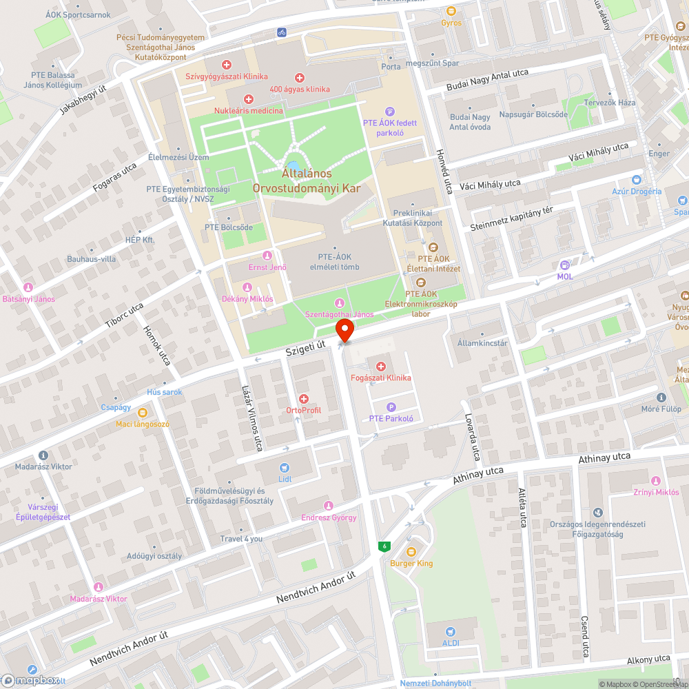 Nagyon rossz minőségű kanyarodósáv bejelentés helye