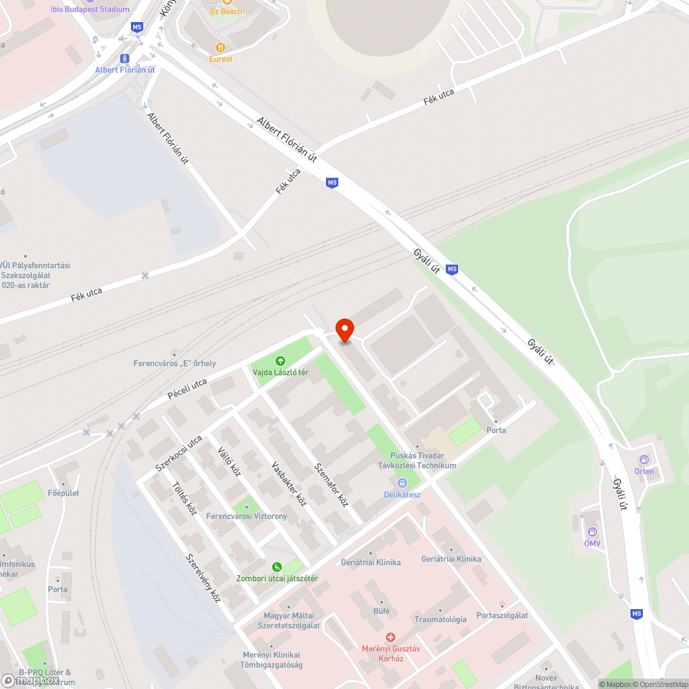 Kidőlt tábla bejelentés helye