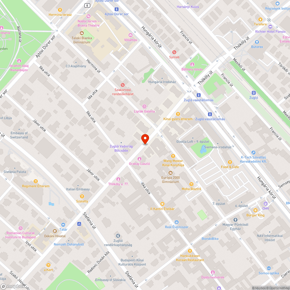 Megdőlt oszlop bejelentés helye