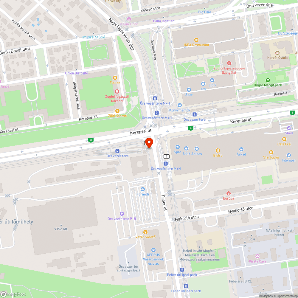 Kitört darab bejelentés helye