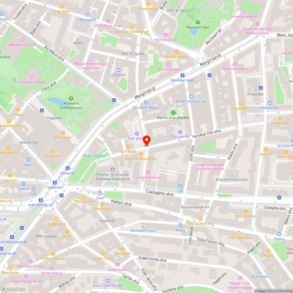 Lezuhant tábla bejelentés helye