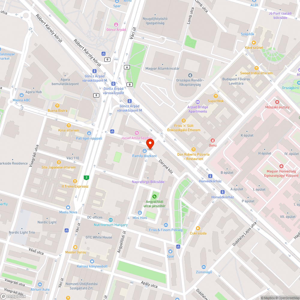 Ideiglenes útburkolati jel kint maradt bejelentés helye