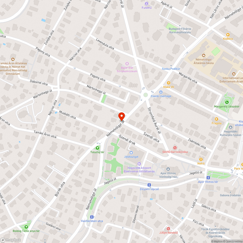 Elfordult forgalmi tükör a XII. kerületben bejelentés helye