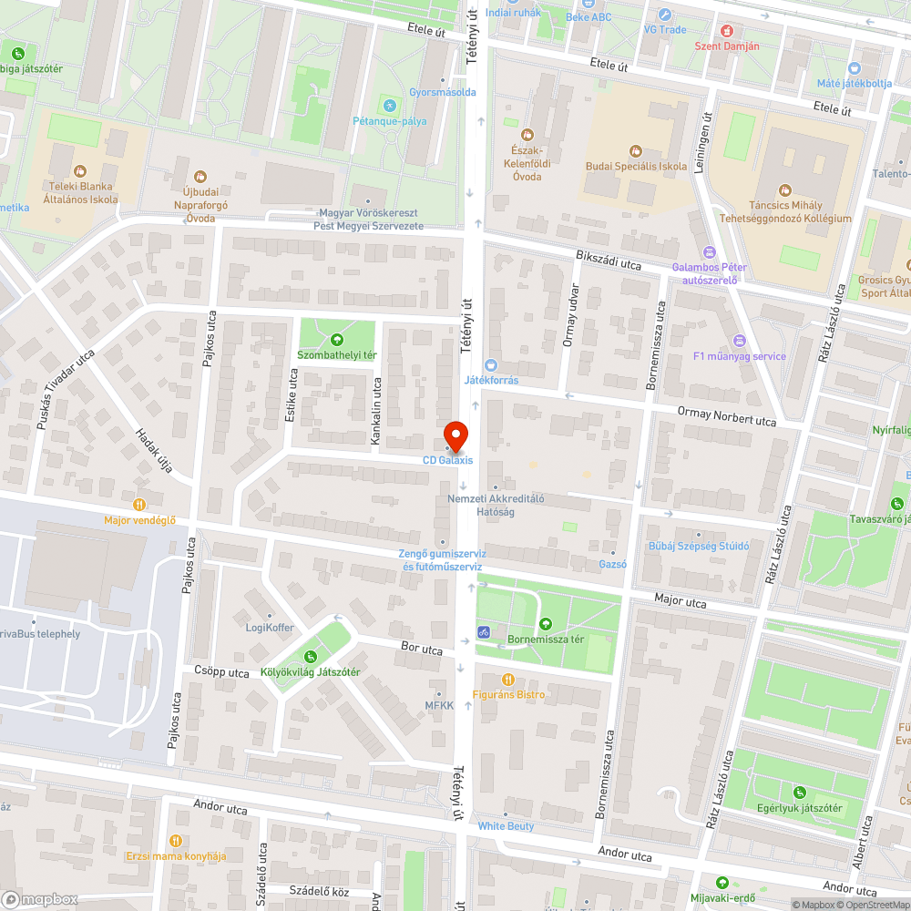 Botlásveszélyes fedél bejelentés helye