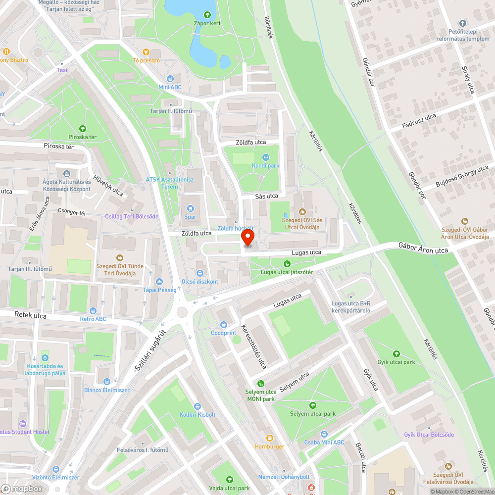 Csapszekrény fedele hiányzik - Lugas utca 6. bejelentés helye