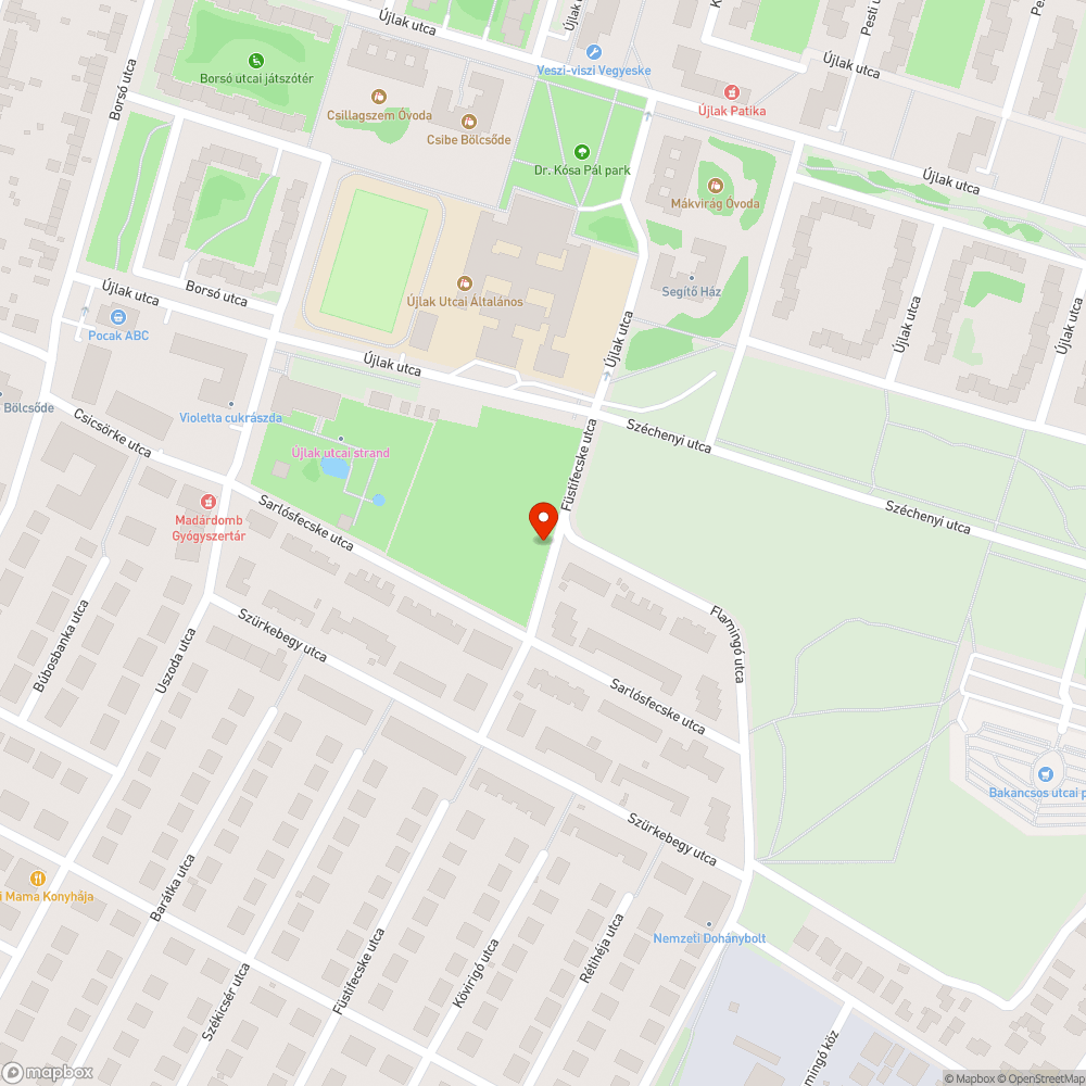 Rozsdás tábla bejelentés helye