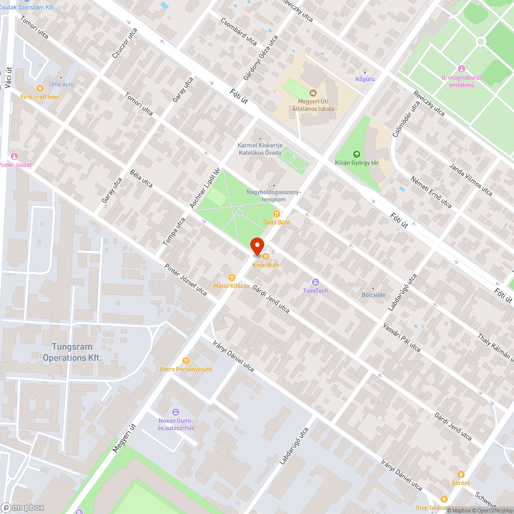 Beláthatatlan kereszteződés bejelentés helye