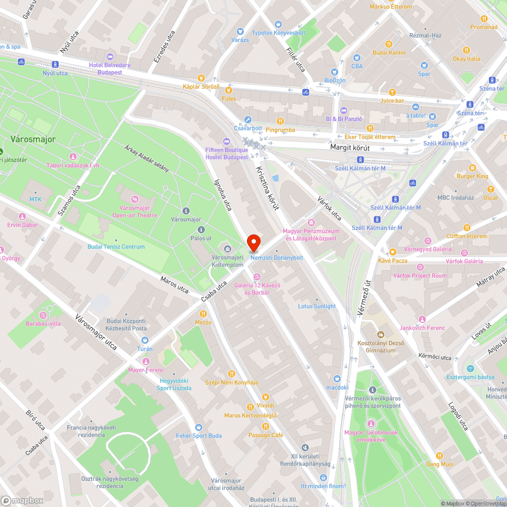 Koszos tábla bejelentés helye