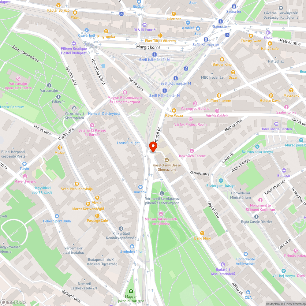 Lekopott bejelentés helye