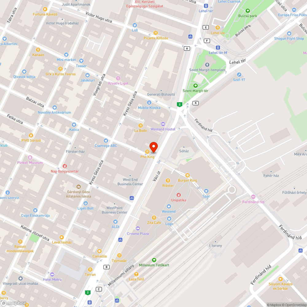 Meghosszabbított rakodóterület bejelentés helye