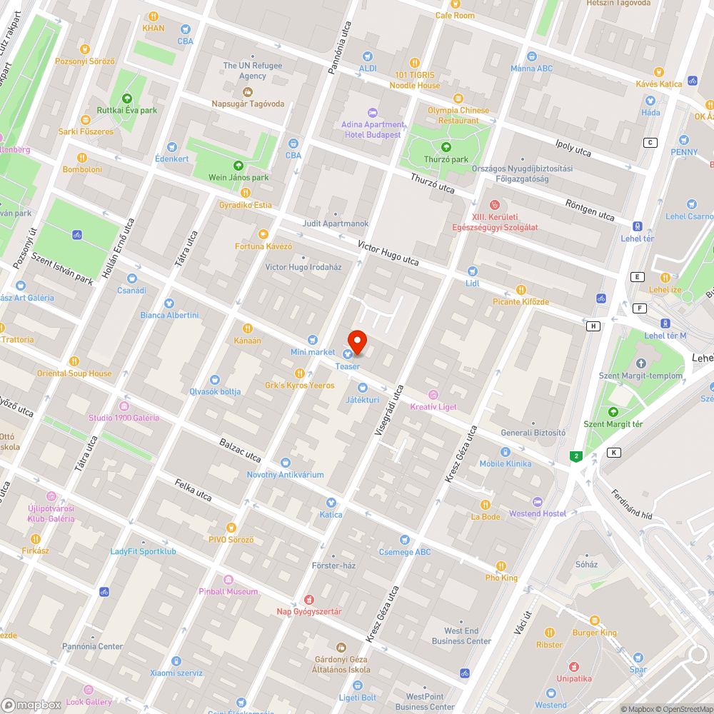 Csanády utcai járdán parkolás bejelentés helye