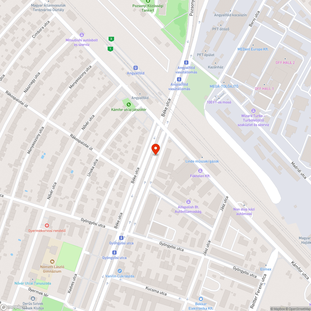 Rozsdás korlát bejelentés helye