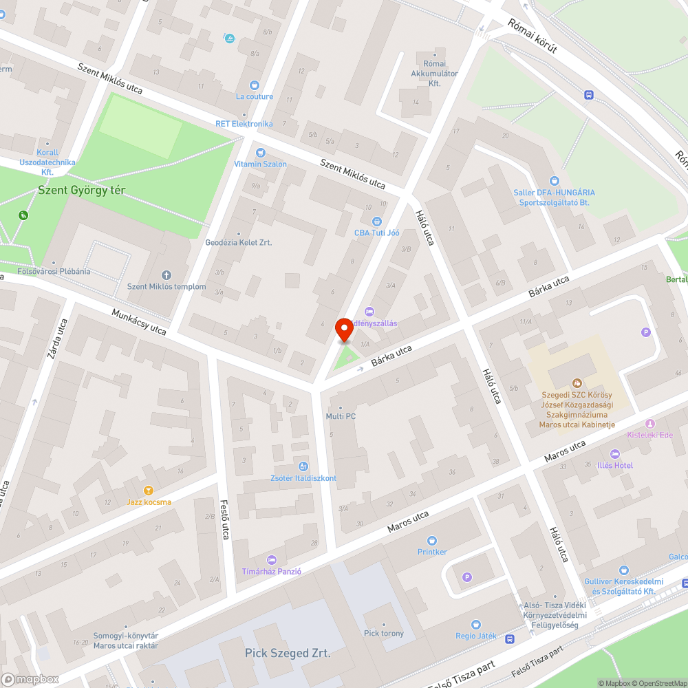 Felesleges oszlop - Sajka utca 1. bejelentés helye