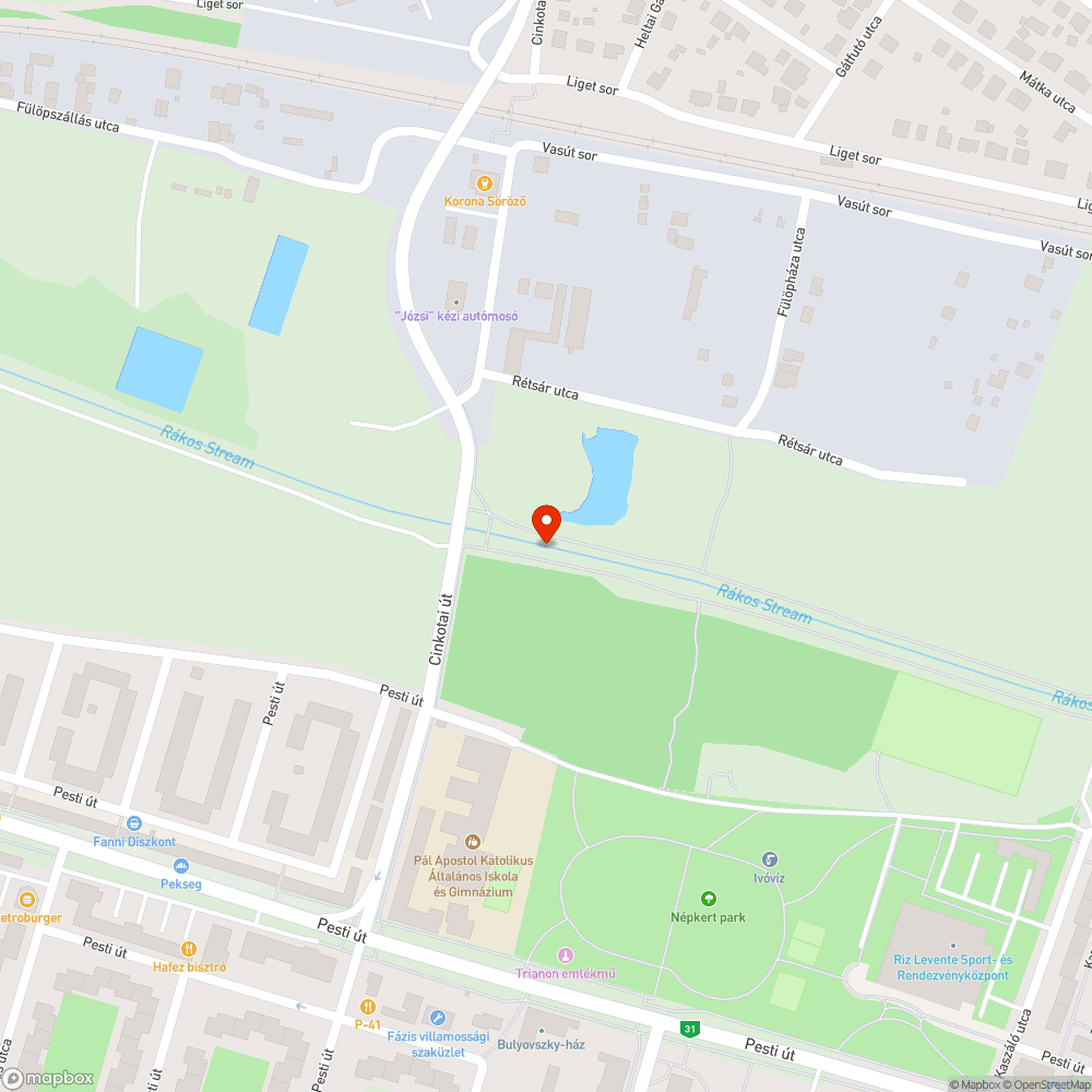 Széthagyott nagy mennyiségű szemét bejelentés helye