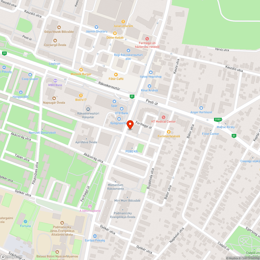 Kráterek bejelentés helye