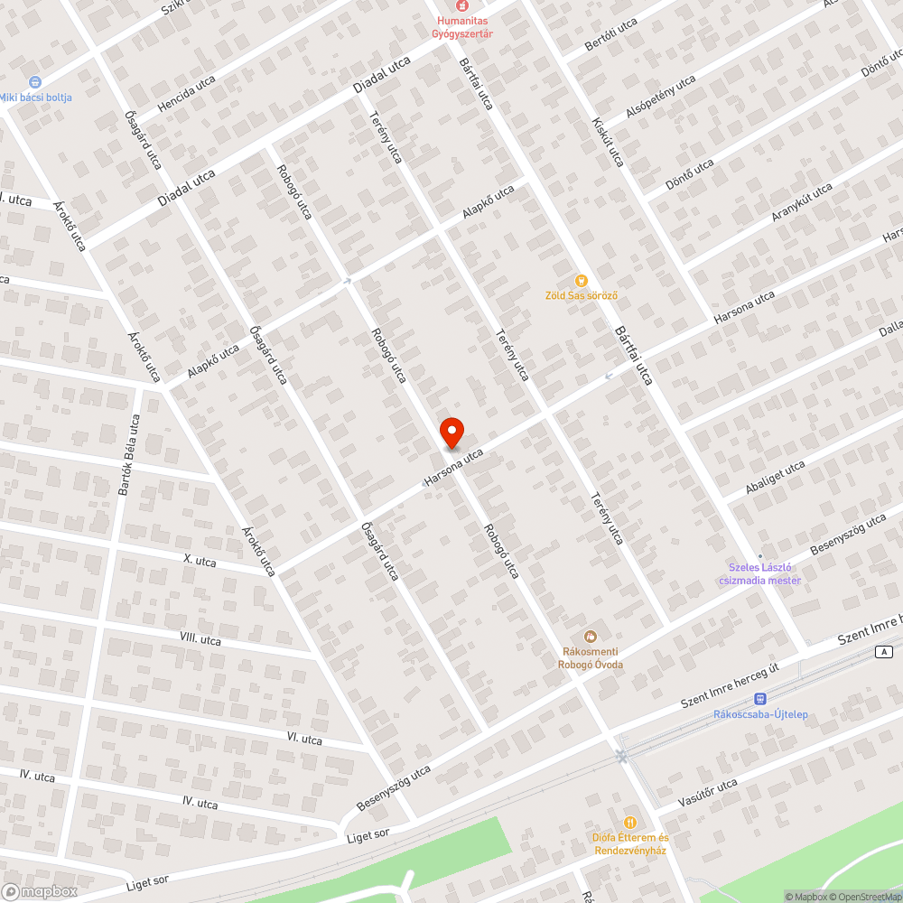 Balesetveszélyes rács bejelentés helye